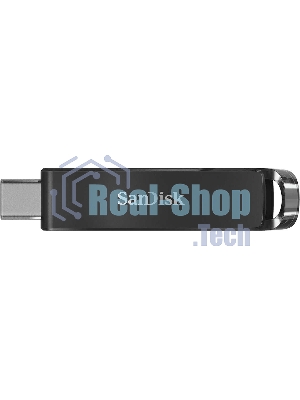 Флешка USB Sandisk CZ460 Ultra (SDCZ460-128G-G46), 128Gb, USB Type-C, R/W 150/30, черный