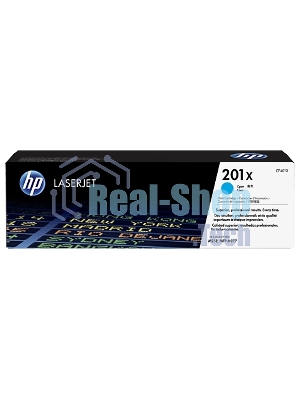 Тонер Картридж HP 201X CF401X голубой для HP CLJ Pro M252/M277 (2300стр.)