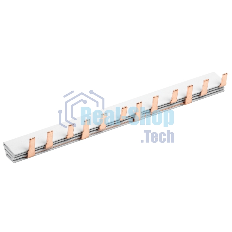 Шина соединительная Rexant типа PIN 12 штырей 3Р 63 А 22 см