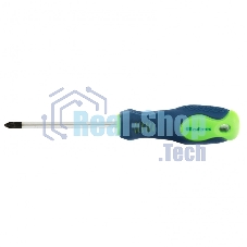 Отвертка Сибртех, PZ1 х 80 мм, CrV, 2-х компонентная рукоятка