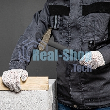 Перчатки трикотажные Сибртех, с ПВХ точкой, 7 класс