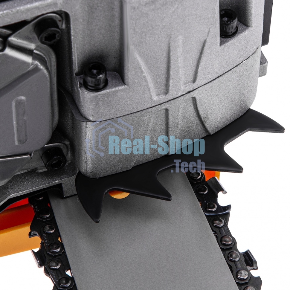 Пила цепная бензиновая Denzel DS-4516, шина 40 см, 45 см 3, 2,5 л.с., шаг 0,325, паз 1,5 мм, 64 зв