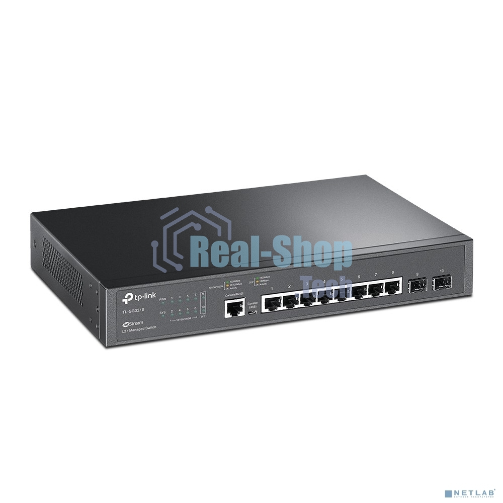 Коммутатор TP-Link SMB TL-SG3210 JetStream 8-Port Gigabit L2 Lite Managed Switch with 2 SFP Slots