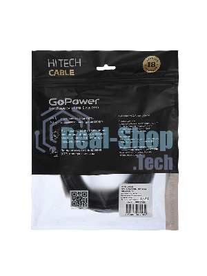 Кабель GoPower HDMI (M)-HDMI (M) 5.0M 00-00027310 черный