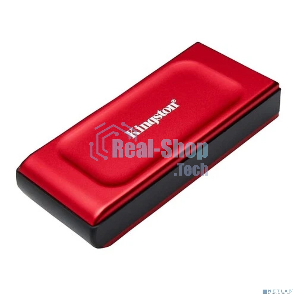 Внешний SSD Kingston XS1000, 1TB, USB 3.2 Gen 2 Type-C, R/W 1050/1000, красный