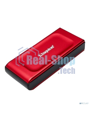 Внешний SSD Kingston XS1000, 1TB, USB 3.2 Gen 2 Type-C, R/W 1050/1000, красный
