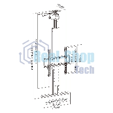 Кронштейн для телевизора Cactus CS-STM-7844 черный 32