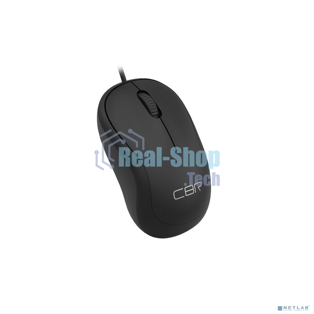 Мышь проводная CBR CM 106 черный, 1000 dpi, USB, кнопки - 3