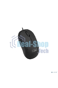 Мышь проводная CBR CM 106 черный, 1000 dpi, USB, кнопки - 3