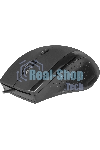 Мышь проводная Defender Accura MM-362 черный, 1600 dpi, USB, кнопки - 6