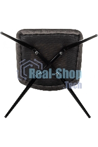 Стул для дома Бюрократ CH-K1_4 комплект 4 шт т. серый Holland 18 металл черный на ножках