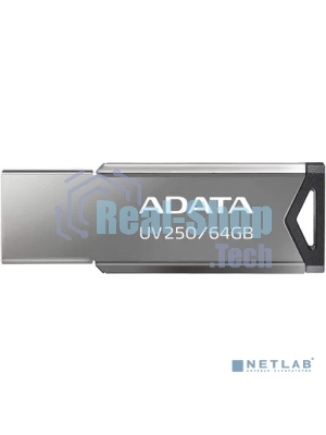 Флешка USB ADATA UV250 (AUV250-64G-RBK), 64Gb, USB 2.0, R/W 25/10, черный