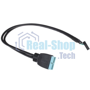 Кабель Cablexpert Внутренний USB2 - USB3 кабель, 9pin/19pin, 0.3m (CC-U3U2-01)