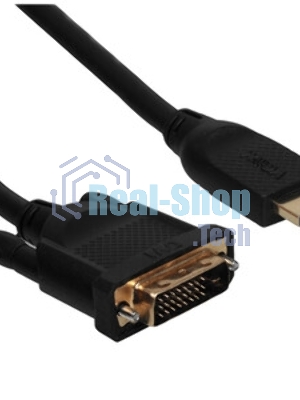 Кабель HDMI-DVI 1.5M CG484G-1.5M VCOM