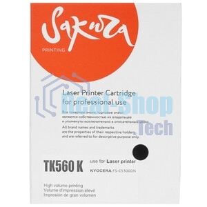 Картридж Sakura TK560K для Kyocera Mita FS-C5300DN/FS-C5350DN, ECOSYS 6030cdn, черный, 12 000 к.