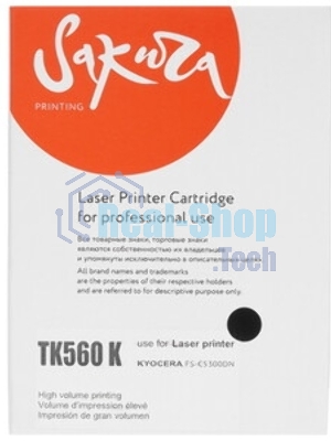 Картридж Sakura TK560K для Kyocera Mita FS-C5300DN/FS-C5350DN, ECOSYS 6030cdn, черный, 12 000 к.