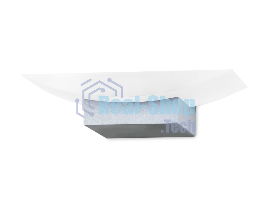 Настенный светодиодный светильник с акрилом Ambrella light FW199 SGR серый песок LED 4200K 5W 200*75*90