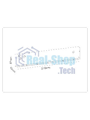 Трековый светильник GL2335 BK черный IP20 10W 3CCT 3000/4200/6400K 48V 200*10*37