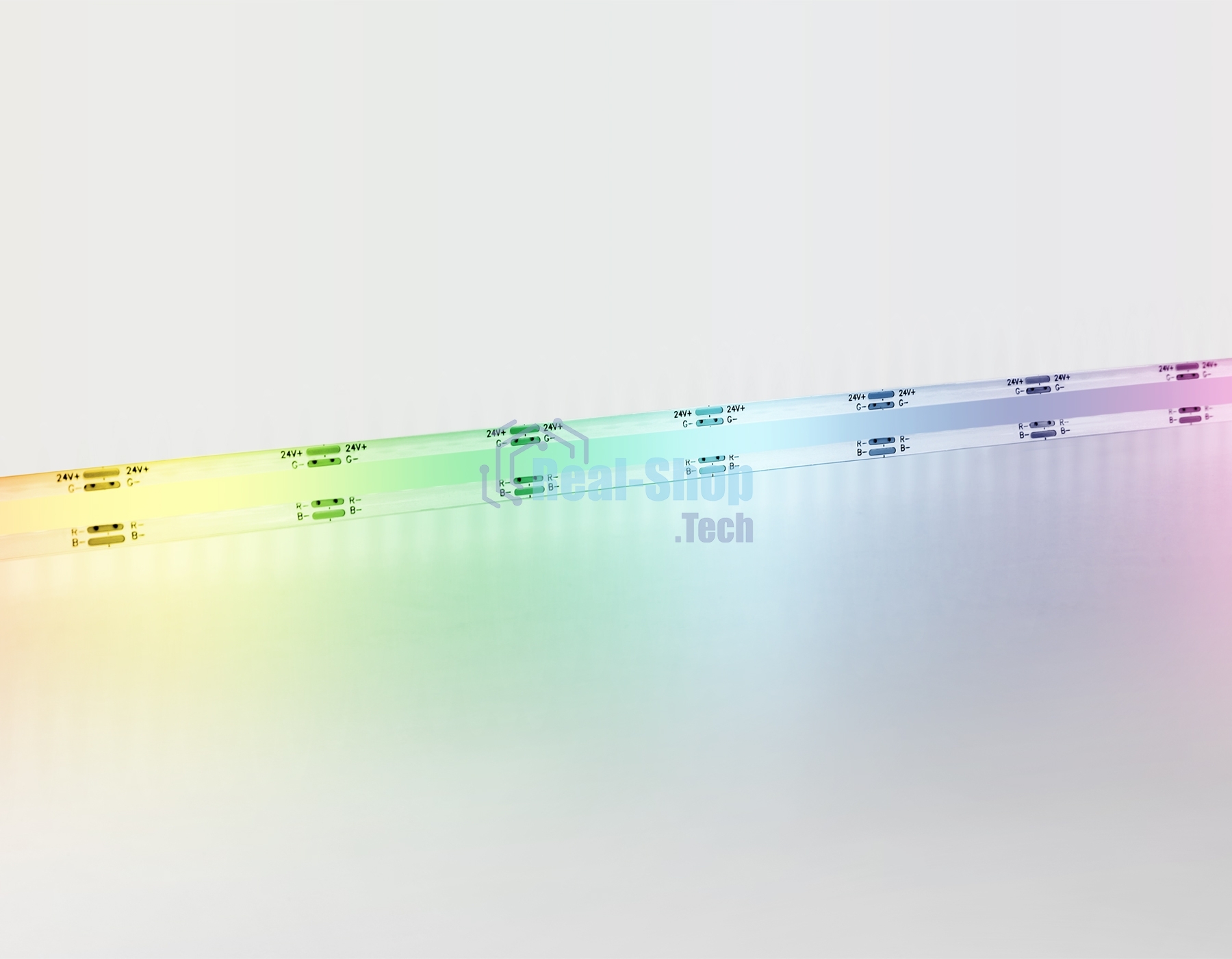 Светодиодная лента Ambrella light GS4951 COB 576Led/ 14W m/ 24V IP20 RGB/ 5m*10mm*3mm (4 конт.)
