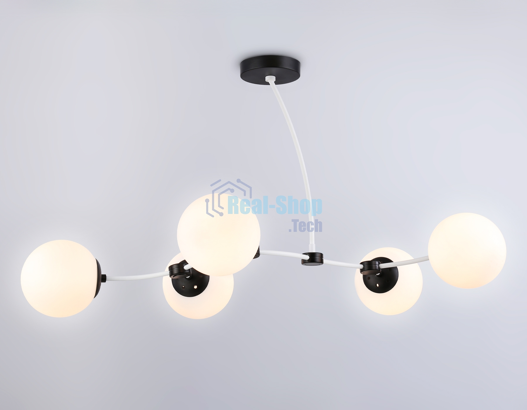 Светитльник Ambrella Light TR2546/5 WH/BK белый/черный E27/5 max 60W 950*600*450