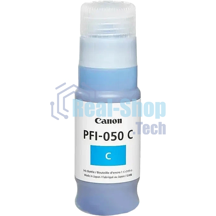Картридж струйный Canon PFI-050C 5699C001 голубой (70мл) для Canon imagePROGRAF TC-20M