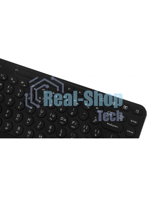 Клавиатура беспроводная A4Tech Fstyler FBK36C AS, USB, Bluetooth/Радиоканал, черный