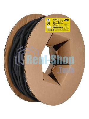 Оплетка кабельная IEK UBS30-PL-1314-025-K02. 13-14мм. 25м. самосворачивающаяся. черная