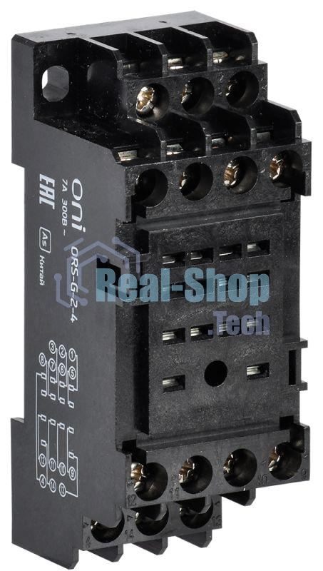 Розетка ORS-G-2-4 для реле OGR-2 4C ONI ORS-G-2-4-G