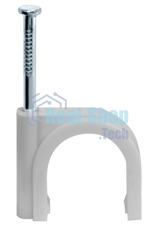 Скоба Navigator креп. круглая d6 с гвозд. NCR-06-50 (уп. 50 шт)