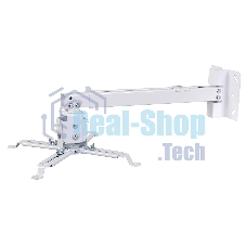 Кронштейн для проектора Cactus CS-VM-PRE01-WT белый макс.20кг настенный и потолочный поворот и наклон