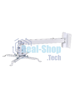 Кронштейн для проектора Cactus CS-VM-PRE01-WT белый макс.20кг настенный и потолочный поворот и наклон