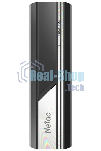 Внешний SSD Netac ZX10, 1TB, USB 3.2 Gen 2 Type-C, R/W 1050/1050, черный
