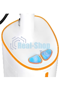 Пылесос паровой Kitfort КТ-5157-2 1000Вт белый/оранжевый