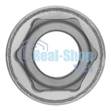 Головка торцевая Matrix, 17 мм, 6-гранная, CrV, под квадрат 1/2