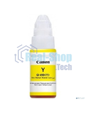 Чернила Canon GI-490Y 0666C001 желтый для Canon Pixma G1400/2400/3400 (70мл)