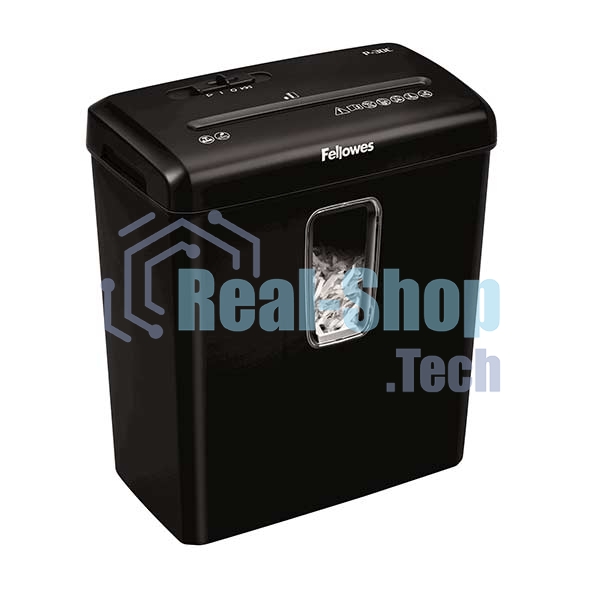 Шредер Fellowes® Powershred® P-30C, DIN P-4, 4х34 мм, 6 лст., 15 лтр.