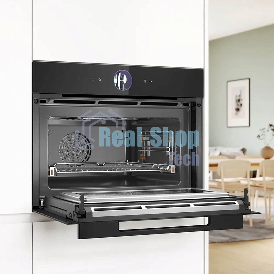 Встраиваемый духовой шкаф электрический Bosch CMG936AB1S черный