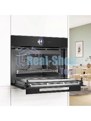 Встраиваемый духовой шкаф электрический Bosch CMG936AB1S черный