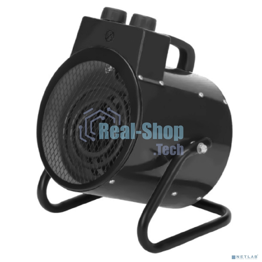 Пушка тепловая электрическая Rexant круглая, регулировка угла наклона, ТЭН, 3кВт