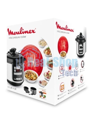 Мультиварка-скороварка Moulinex CE620D32 5л 1000Вт серебристый/черный