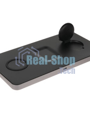 Беспроводное зарядное устройство Satechi ST-X3TWCPM Trio Wireless Charging Pad для телефона, часов и наушников серый космос