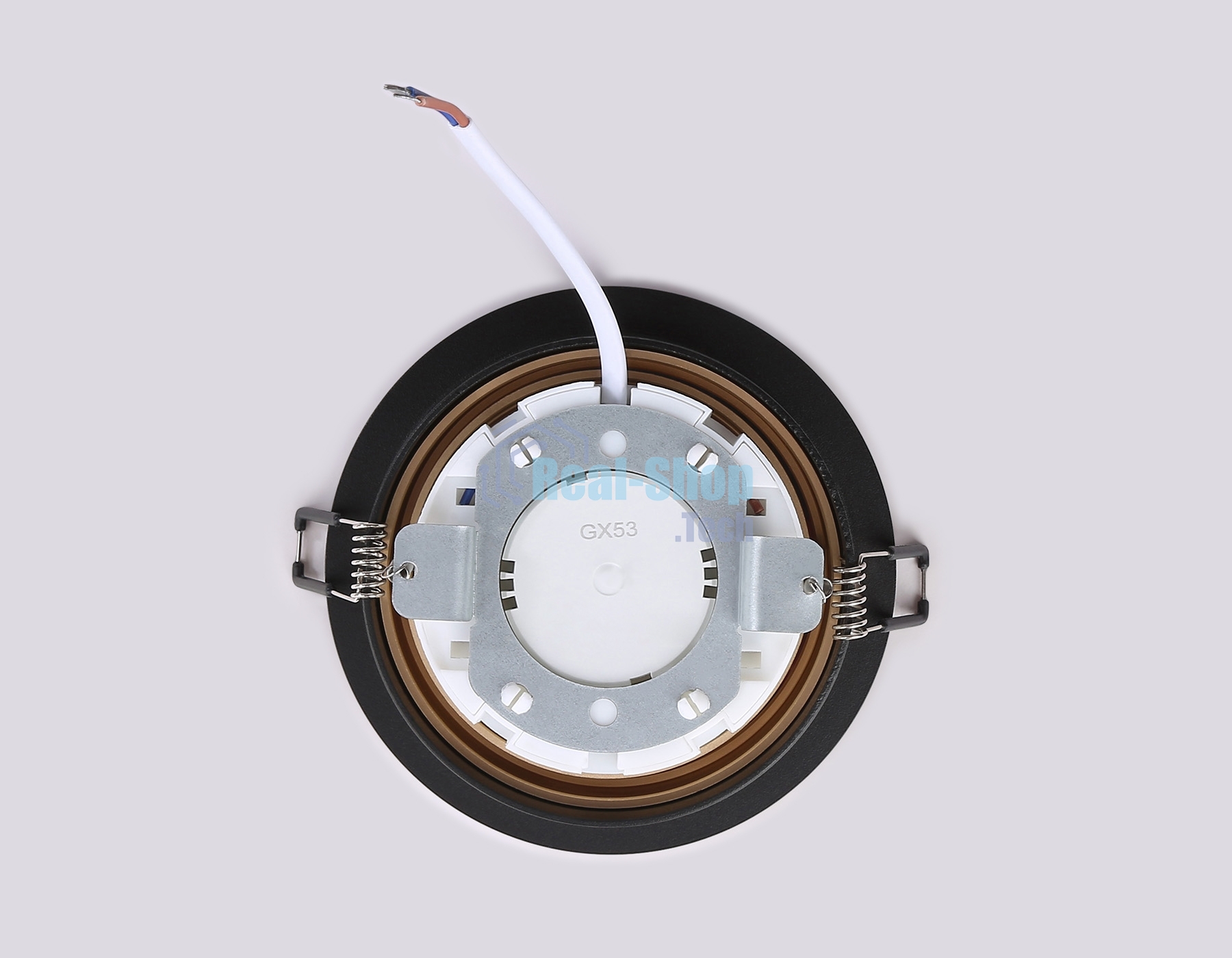 Светильник Ambrella light TN51914 BK/GD черный/золото GX53 max 12W D115*23