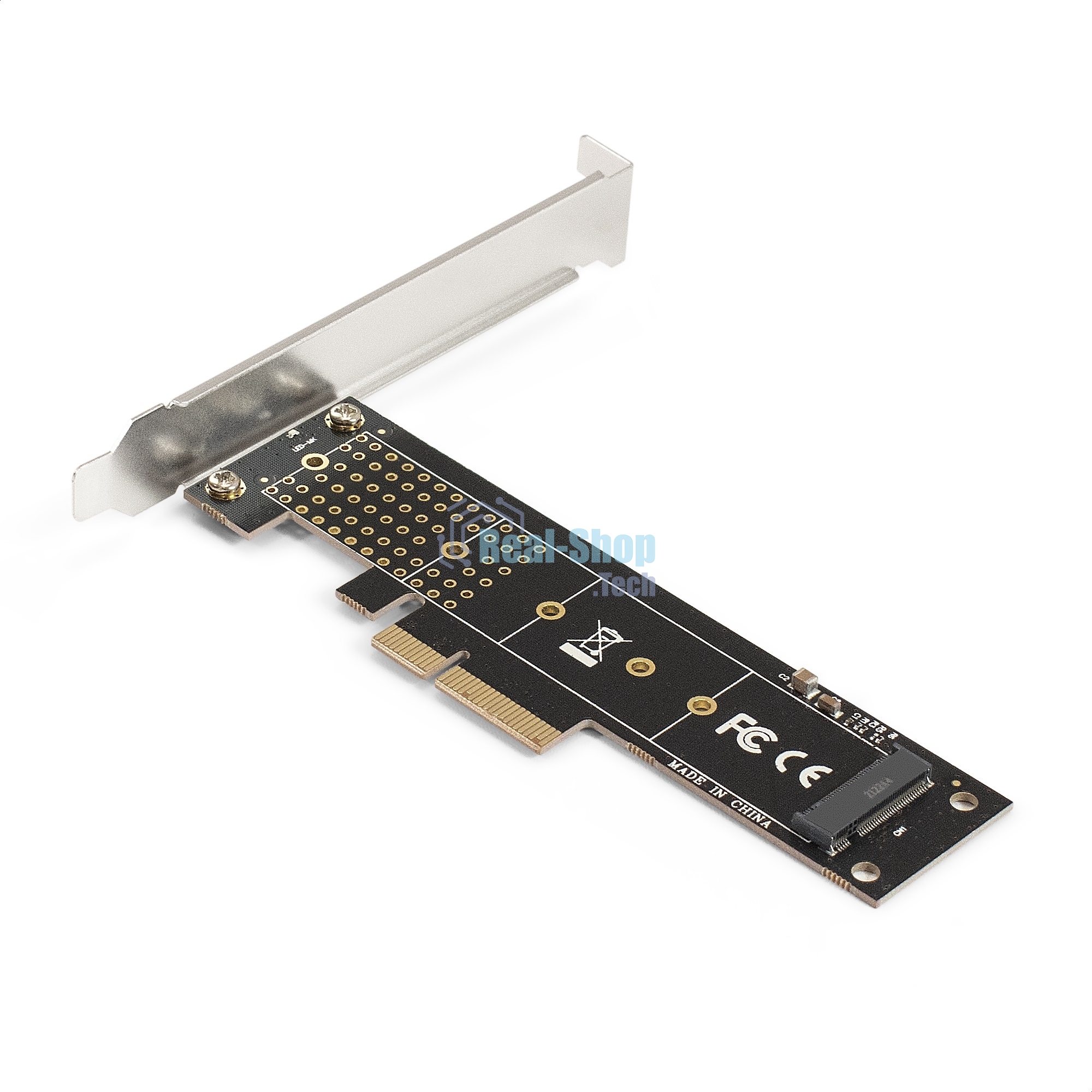 Переходник ExeGate EXE-570 (M.2 M key -> PCI-E x4 v3.0 для установки SSD 2230/2242/2260/2280/22110 M.2 M key в слот PCI-E x4)