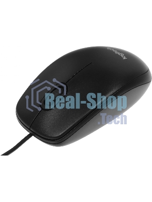 Мышь проводная Logitech M100/100R DARK/GREY (темно-серая/черная), 1000 dpi, USB, кнопки - 3