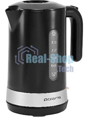 Чайник электрический Polaris PWK 1803C Water Way Pro, пластик Черный