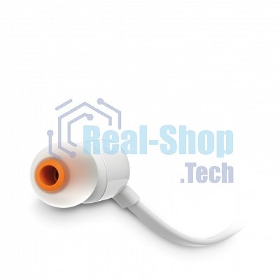 Наушники JBL Tune 110, 3.5 мм, внутриканальные, белый