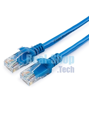 Патч-корд UTP Cablexpert PP12-15M/B cat.5e, 15м, литой, многожильный, синий
