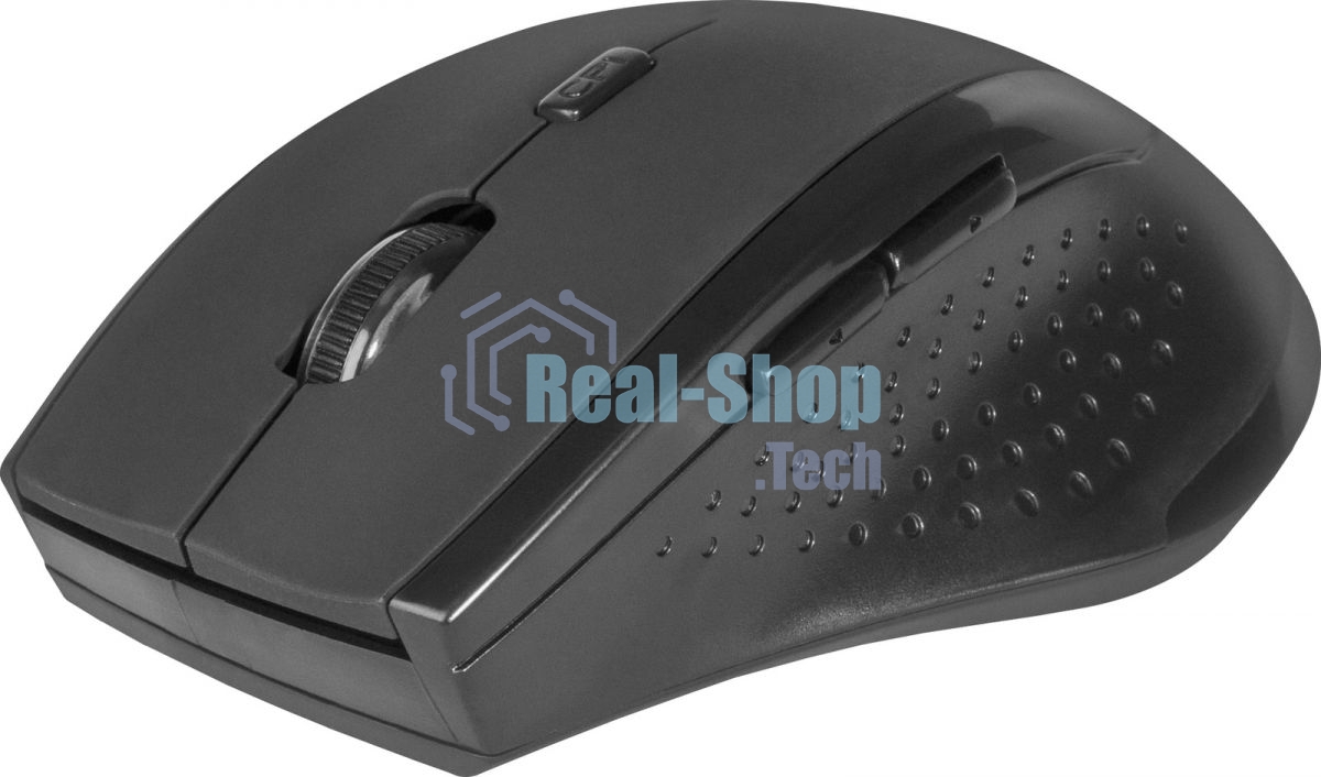 Мышь беспроводная Defender Accura MM-365 черный, 1600 dpi, радиоканал, USB, кнопки - 6