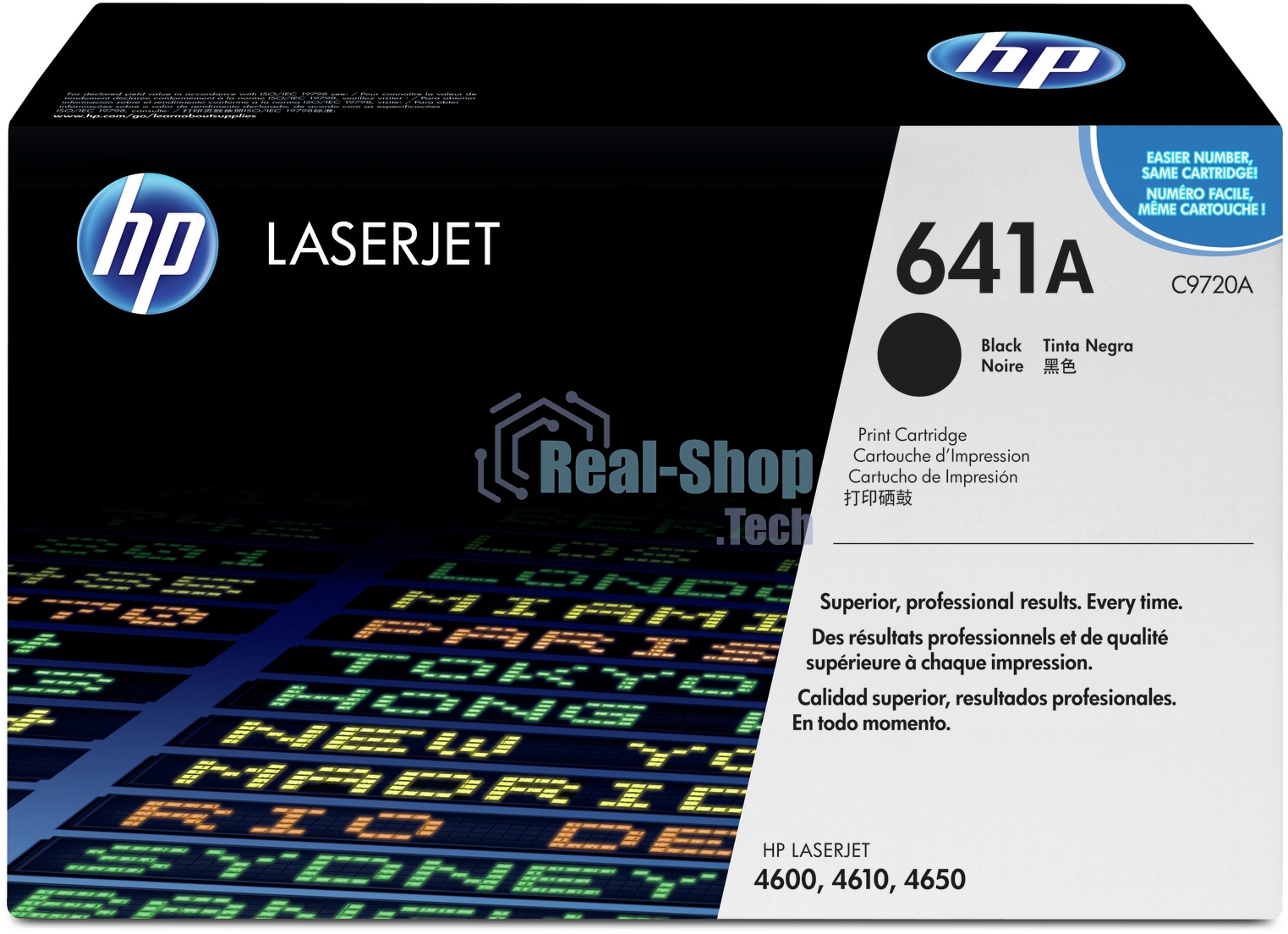 Картридж лазерный HP C9720A черный для Color LJ4600 Series, Black 9000 стр.