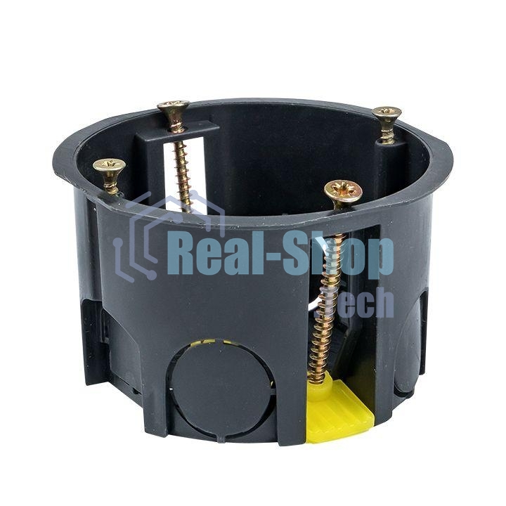 Коробка установочная КМП-020-011 для полых стен 68х45 полипропилен пласт. лапки IP30 черный EKF plc-kmp-020-011